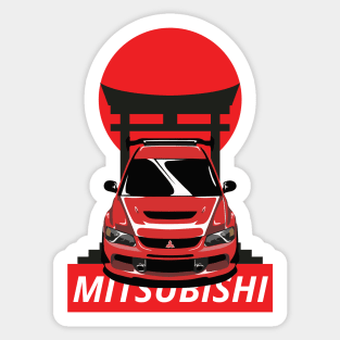 mitsubishi lancer evolution Sticker